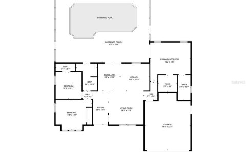 Villa ou maison à louer à North Port, Floride: 3 chambres, 131.36 m2 № 2116462 - photo 26
