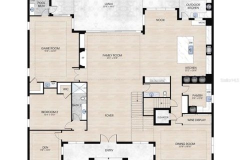 Купить виллу или дом в Тампа, Флорида 11 комнат, 607.3м2, № 2195098 - фото 23