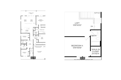 House floor plan «House», 4 bedrooms in Edison East - Executive Collection