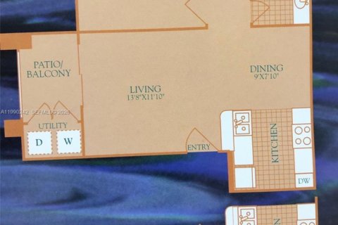 Снять в аренду кондоминиум в Майами, Флорида 1 спальня, 51.84м2, № 2052151 - фото 11