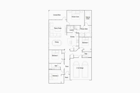 Townhouse floor plan «191SQM EASTHAM», 4 bedrooms in PINE GLEN