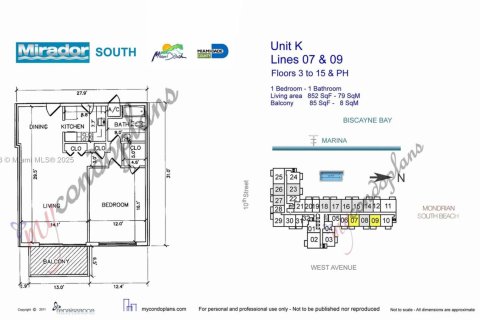 Copropriété à louer à Miami Beach, Floride: 1 chambre, 79.15 m2 № 1881529 - photo 16