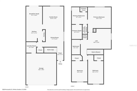 Villa ou maison à vendre à Winter Garden, Floride: 3 chambres, 172.52 m2 № 2408969 - photo 6