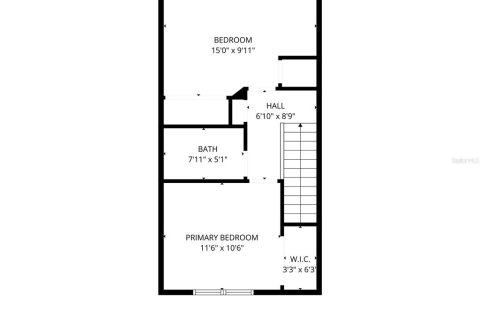Купить таунхаус в Киссимми, Флорида 5 комнат, 89.19м2, № 2223001 - фото 23