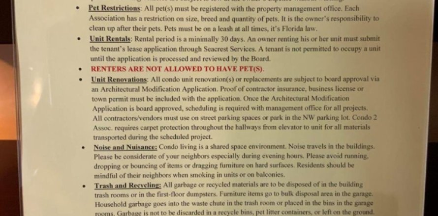 Condominio en Lantana, Florida, 3 dormitorios  № 1075970
