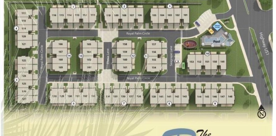 Touwnhouse à Tequesta, Floride 3 chambres, 184.78 m2 № 1098900