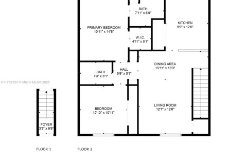 Condominio en venta en Hialeah, Florida, 2 dormitorios, 91.97 m2 № 1727698 - foto 1