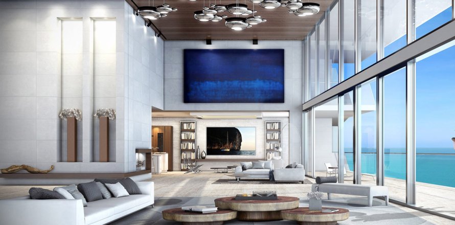 Квартира в TURNBERRY OCEAN CLUB RESIDENCES в Санни-Айлс-Бич, Флорида 5 спален, 578м2 № 26731