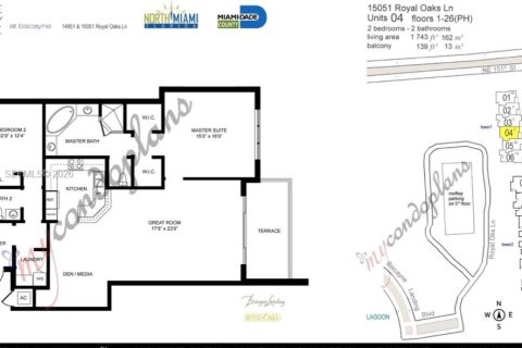 Condominio en venta en North Miami, Florida, 2 dormitorios, 161.93 m2 № 1756691 - foto 28