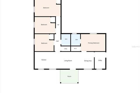 House in Tampa, Florida 4 bedrooms, 102.19 sq.m. № 2196055 - photo 20