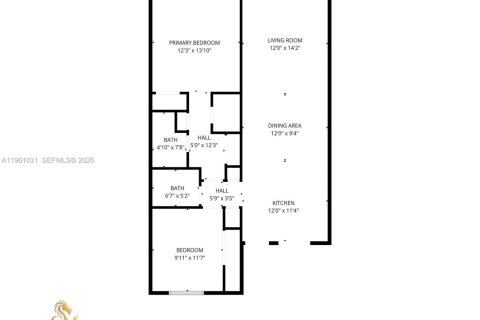 Villa ou maison à louer à Hollywood, Floride: 2 chambres, 89.19 m2 № 2023671 - photo 30