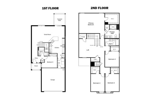 Townhouse floor plan «236SQM 50», 4 bedrooms in HERON BAY