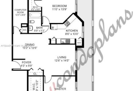 Copropriété à vendre à Miami, Floride: 2 chambres, 120.4 m2 № 1842710 - photo 2