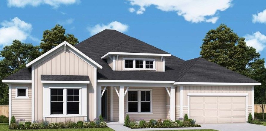 Дом в Coral Ridge at Seabrook 70’ в Понте-Ведра-Бич, Флорида 4 комнаты, 307м2 № 453643