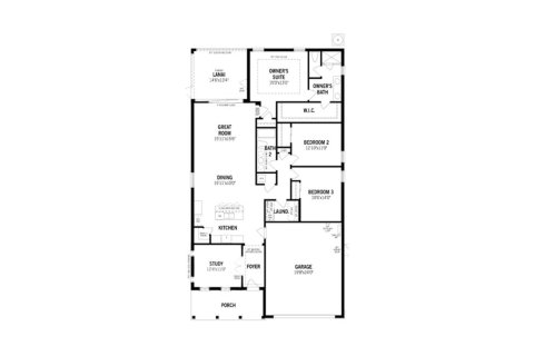 House floor plan «180SQM», 3 bedrooms in SUNRISE PRESERVE AT PALMER RANCH
