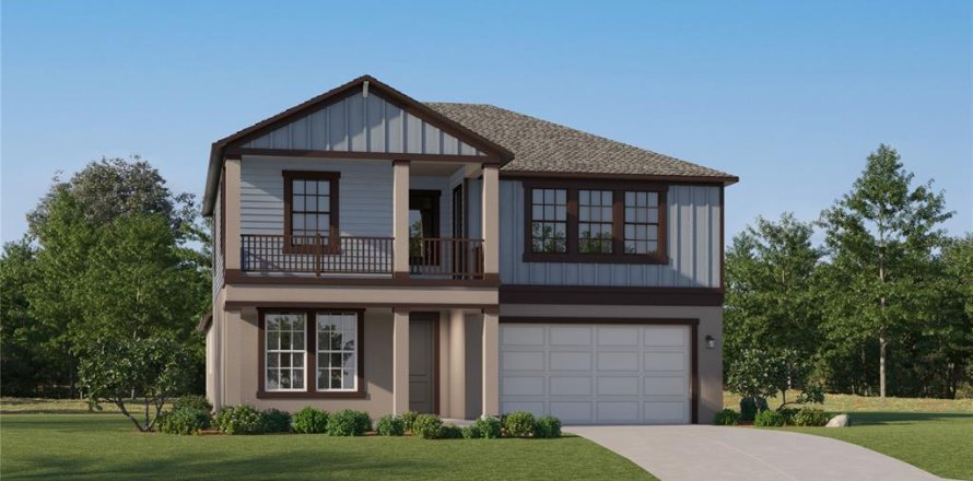 House in ANGELINE in Land O' Lakes, Florida 5 bedrooms, 308.99 sq.m. № 2093946