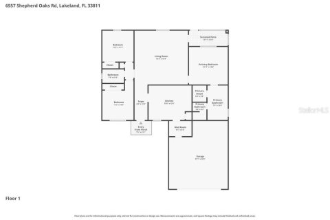Casa en alquiler en Lakeland, Florida, 3 dormitorios, 143.91 m2 № 2157331 - foto 2