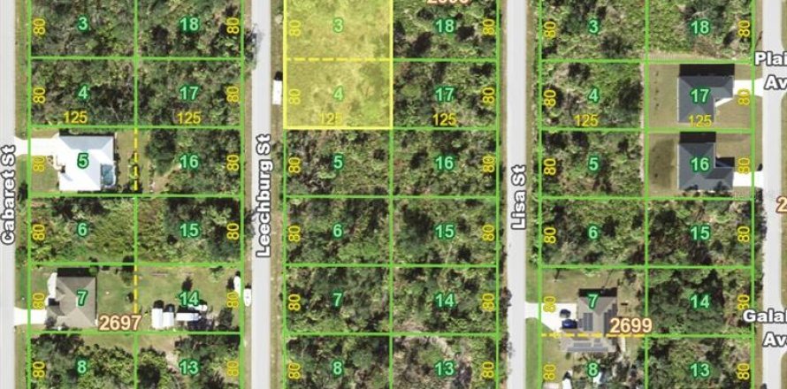 Land in Port Charlotte, Florida № 2162388
