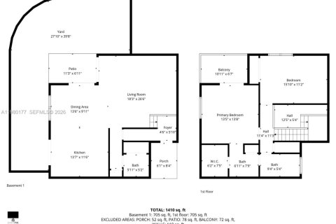 Adosado en venta en Miami, Florida, 2 dormitorios, 126.35 m2 № 2043939 - foto 29