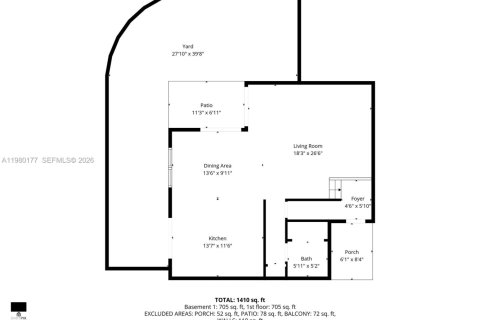 Adosado en venta en Miami, Florida, 2 dormitorios, 126.35 m2 № 2043939 - foto 27