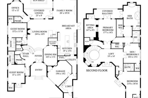 Купить виллу или дом в Лантана, Флорида 5 спален, 524.62м2, № 991977 - фото 1