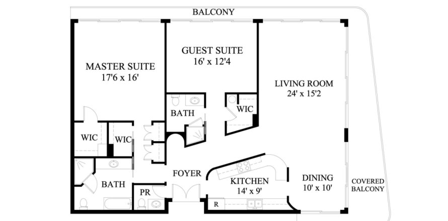 Condo in Palm Beach, Florida, 2 bedrooms  № 1172220