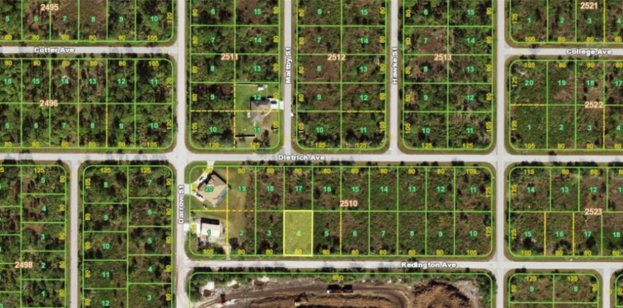 Land in Port Charlotte, Florida № 2159396