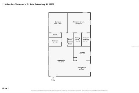 Condo in Saint Petersburg, Florida, 2 bedrooms № 2203607 - photo 24