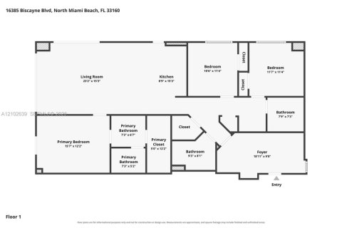 Copropriété à vendre à North Miami Beach, Floride: 3 chambres, 144.65 m2 № 2411964 - photo 27
