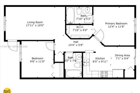 Купить кондоминиум в Катлер-Бей, Флорида 2 спальни, 75.16м2, № 2003147 - фото 4