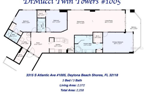 Condo in Daytona Beach, Florida, 3 bedrooms № 2152350 - photo 28