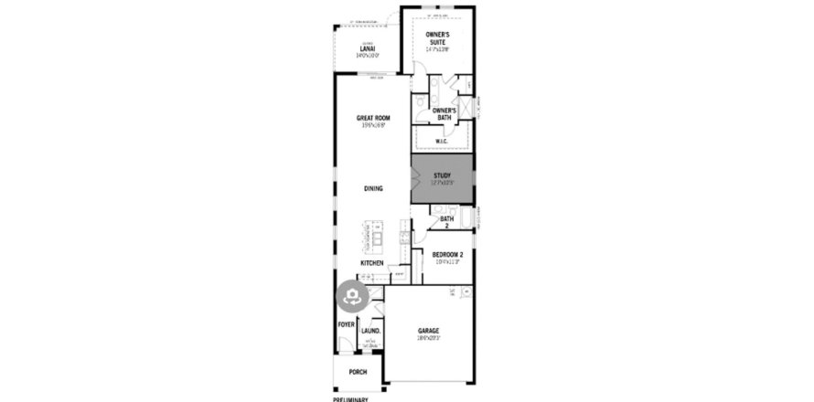 Планировка виллы или дома «161SQM PASSAGE» 2 спальни в ЖК TRIPLE CREEK