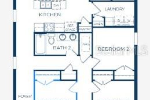 Купить виллу или дом в Хейнс-Сити, Флорида 7 комнат, 145.3м2, № 1602337 - фото 3