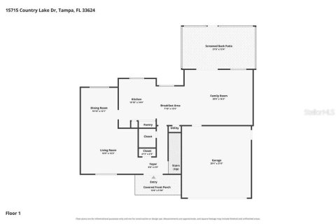 House in Tampa, Florida 4 bedrooms, 187.57 sq.m. № 2379561 - photo 2
