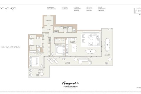 Condo in Miami, Florida, 2 bedrooms  № 2254035 - photo 7