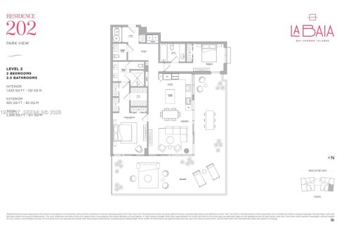 Купить кондоминиум в Бей-Харбор-Айлендс, Флорида 2 спальни, 131.92м2, № 2031334 - фото 24