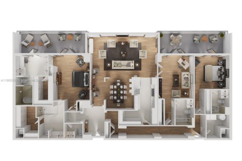 Apartment in Coral Gables, Florida 3 bedrooms, 277.03 sq.m. № 1955912 - photo 23