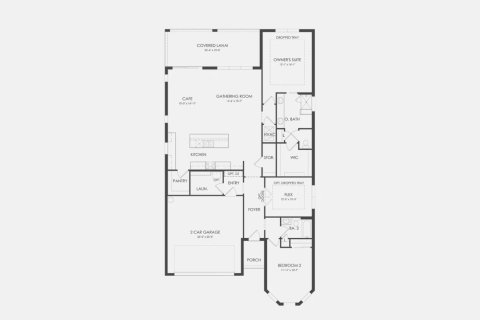 Townhouse floor plan «184SQM PALMARY», 2 bedrooms in HIGHPOINTE