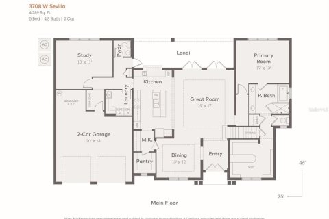 House in Tampa, Florida 5 bedrooms, 398.46 sq.m. № 1815083 - photo 2