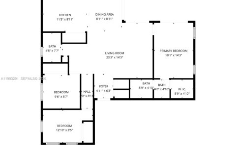 Casa en Homestead, Florida 3 dormitorios, 110.65 m2 № 2055307