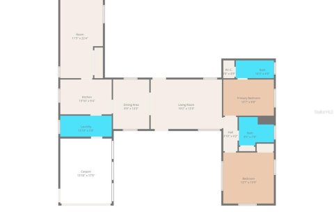 Купить виллу или дом в Бруксвилл, Флорида 9 комнат, 133.78м2, № 2151481 - фото 11