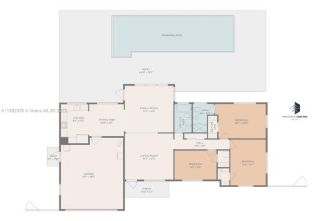 House in South Miami, Florida 3 bedrooms, 138.24 sq.m. № 1890281 - photo 25