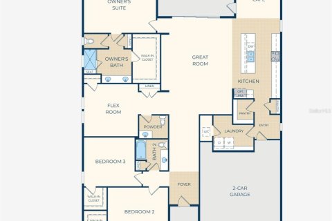House in Flagler Beach, Florida 4 bedrooms, 237.37 sq.m. № 2108123 - photo 2