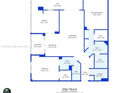 Condominio en alquiler en Miami, Florida, 2 dormitorios, 135.64 m2 № 2013100 - foto 4