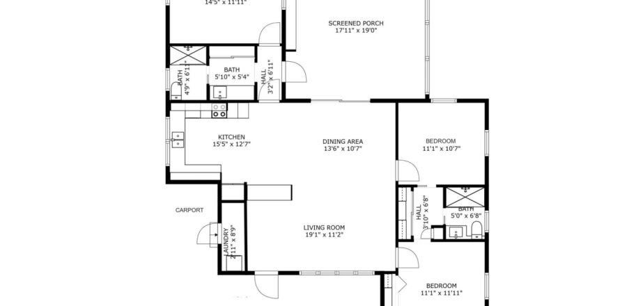 Casa en Fort Lauderdale, Florida 3 dormitorios, 133.04 m2 № 1222811