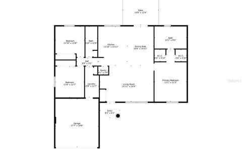 House in Weeki Wachee, Florida 3 bedrooms, 160.16 sq.m. № 1648101 - photo 21