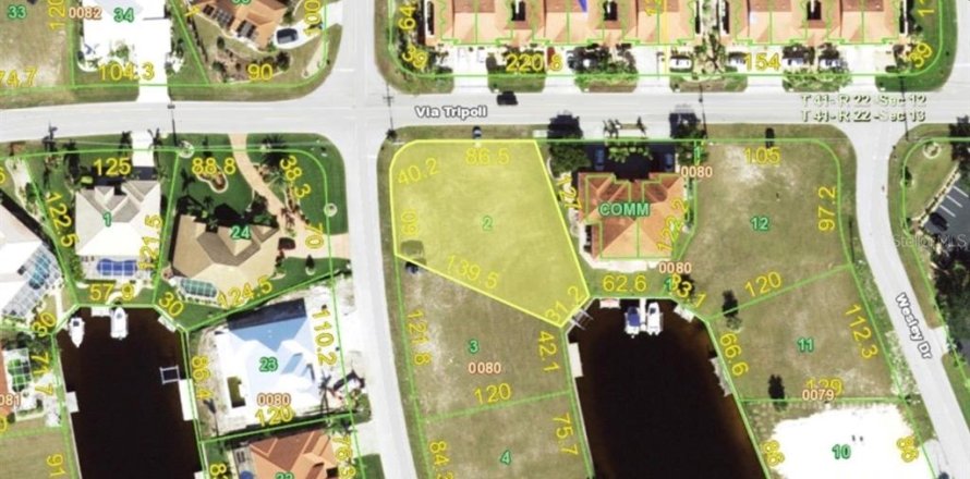 Terrain à Punta Gorda, Floride № 2147458