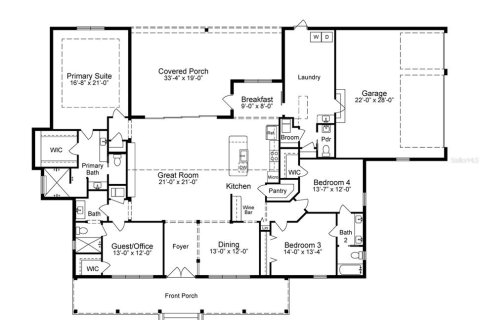 House in Umatilla, Florida 4 bedrooms, 279.64 sq.m. № 2109779 - photo 2