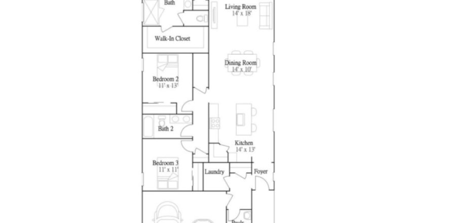 Дом в SilverLeaf - SilverFalls 40s at SilverLeaf во Флориде 3 комнаты, 159м2 № 422649