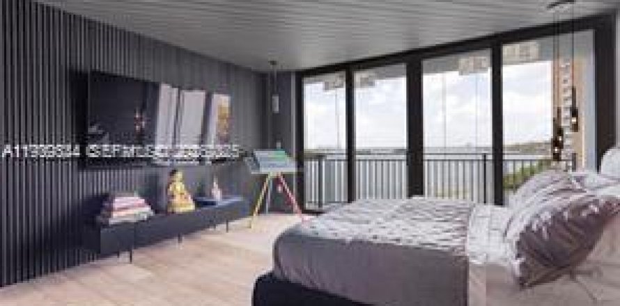 Студия в кондо в Майами, Флорида № 1996968